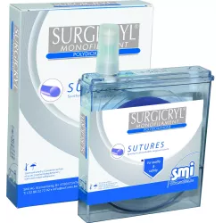 Nić wchłanialna Surgicryl PDO monofilament fioletowa
