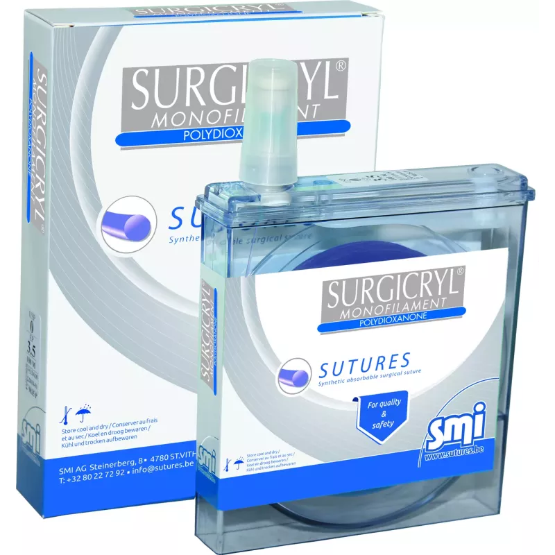 Nić wchłanialna Surgicryl PDO monofilament fioletowa Nić wchłanialna Surgicryl PDO monofilament fioletowa