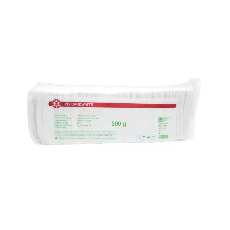 Wata bawełniana opatrunkowa Verbandwatte, 500g Wata bawełniana opatrunkowa Verbandwatte, 500g