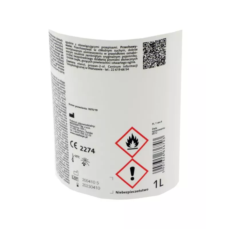 Velox Spray do dezynfekcji powierzchni i sprzętu 1L 5L Velox Spray do dezynfekcji powierzchni i sprzętu 1L 5L