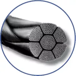 Nić niewchłanialna jedwab w kolorze czarnym