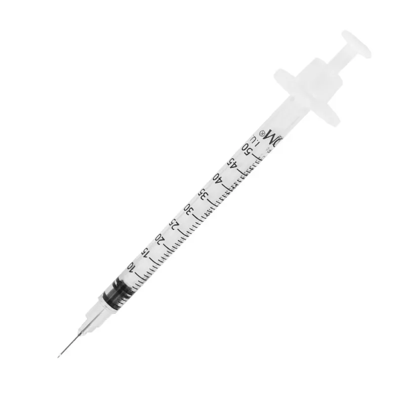 Strzykawka insulinowa 0.5 ml U-100 z wtopioną igłą 0,3x8mm Strzykawka insulinowa 0.5 ml U-100 z wtopioną igłą 0,3x8mm