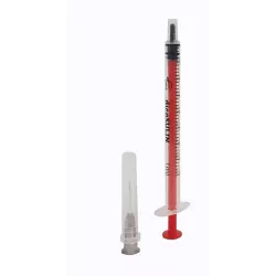 Strzykawka insulinowa U-40 z igła 0.40 X 13 mm 100szt