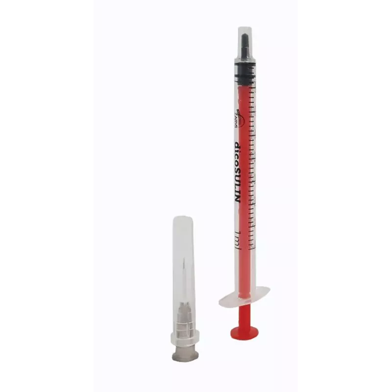 Strzykawka insulinowa U-40 z igła 0.40 X 13 mm 100szt Strzykawka insulinowa U-40 z igła 0.40 X 13 mm 100szt