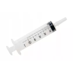 Strzykawka z końcówką do cewników 50ml , 20 szt