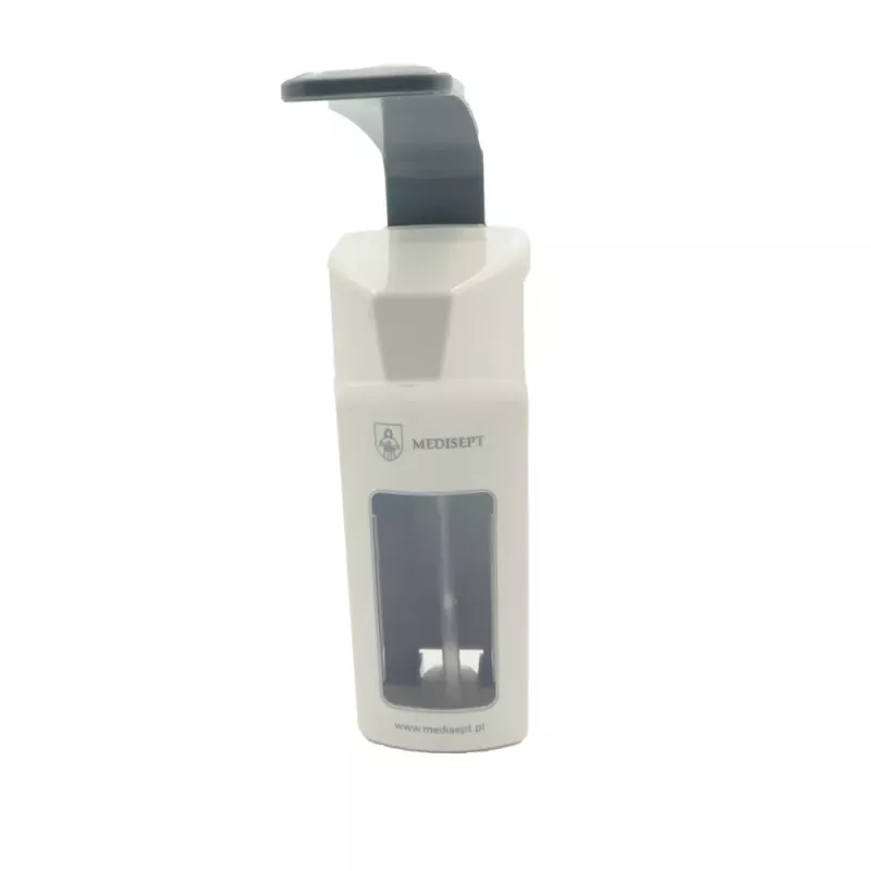 Dozownik łokciowy z tworzywa ABS poj. 500 ml Dozownik łokciowy z tworzywa ABS poj. 500 ml