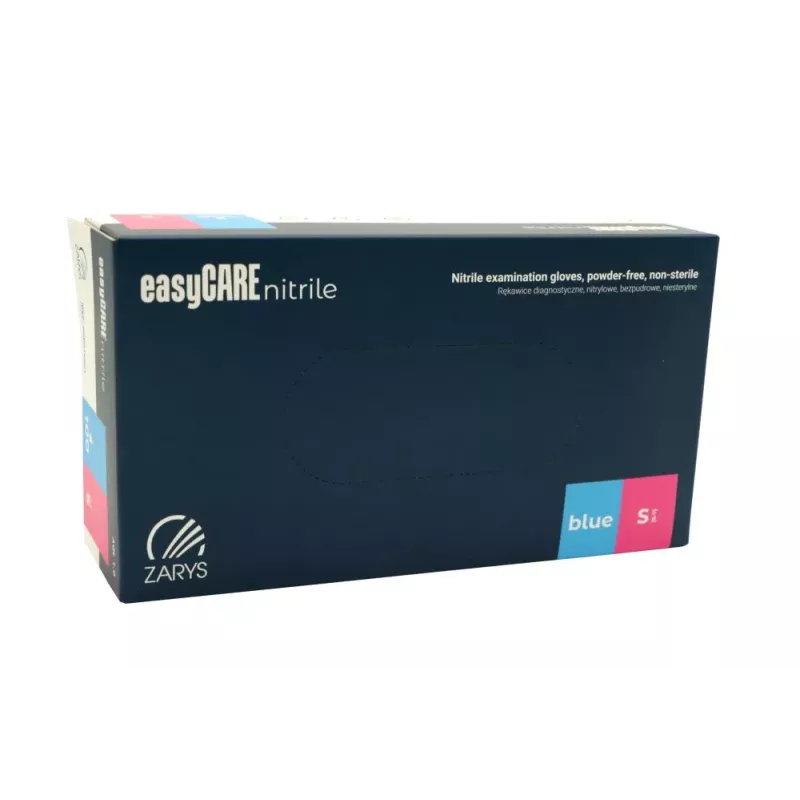 Rękawice easyCARE nitrylowe, bezpudrowe, 100 szt.