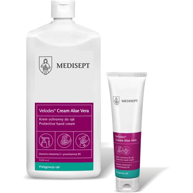 Velodes Cream Aloe Vera Krem nawilżający do rąk 100ml