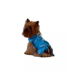 Opatrunek, koszulka pooperacyjna niebieska